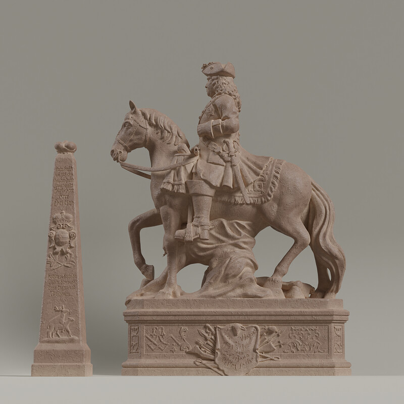 Equestrian Monument Reconstruction