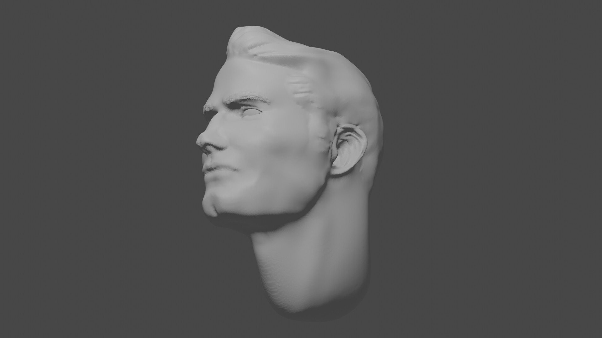ArtStation - SUPERMAN HEAD 3D SCULPT