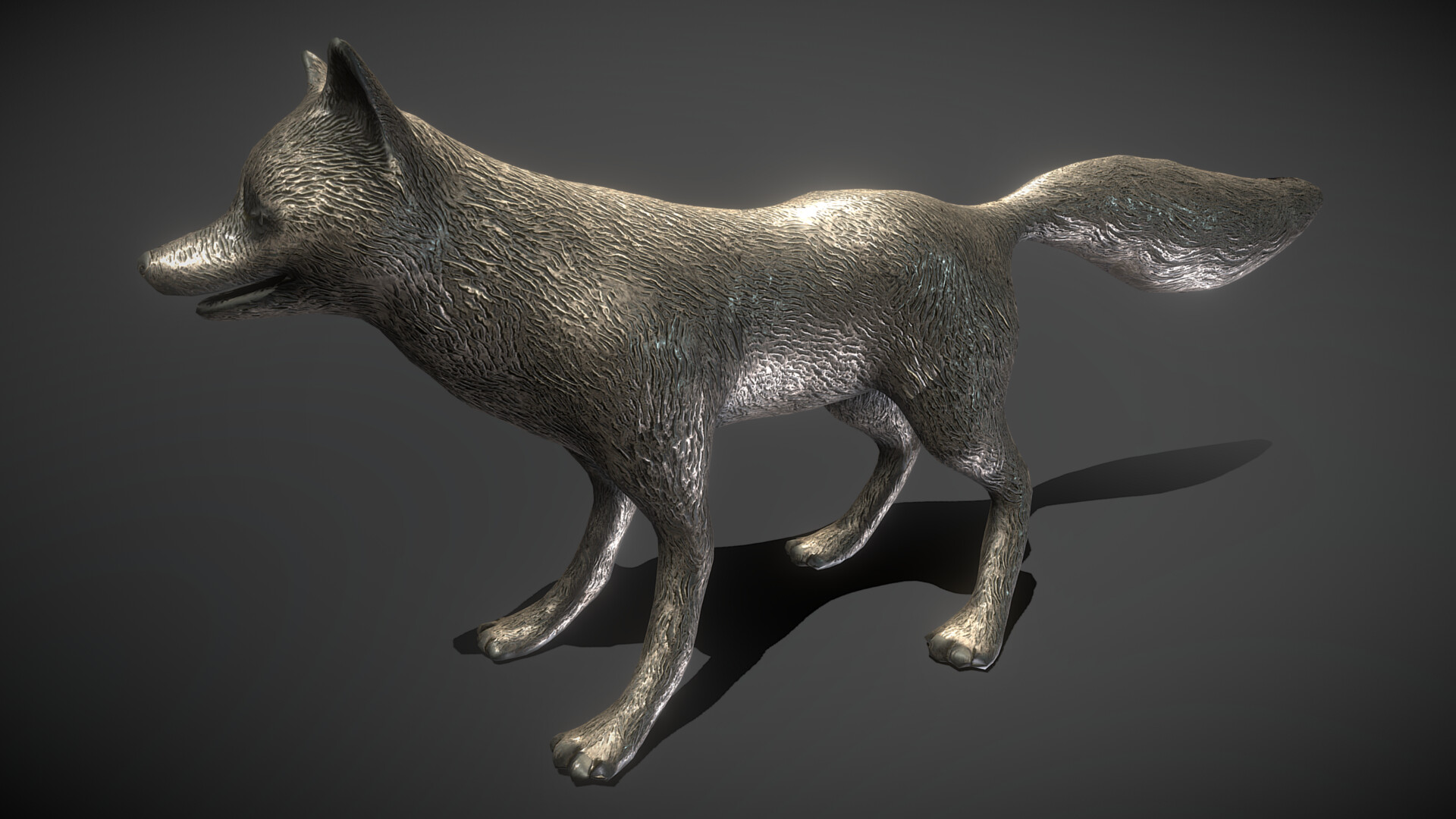 Easy Game Studio 3D Model Fox Bronze Statue Downloadable easy-game-studio-3d-model-fox-bronze-statue-downloadable