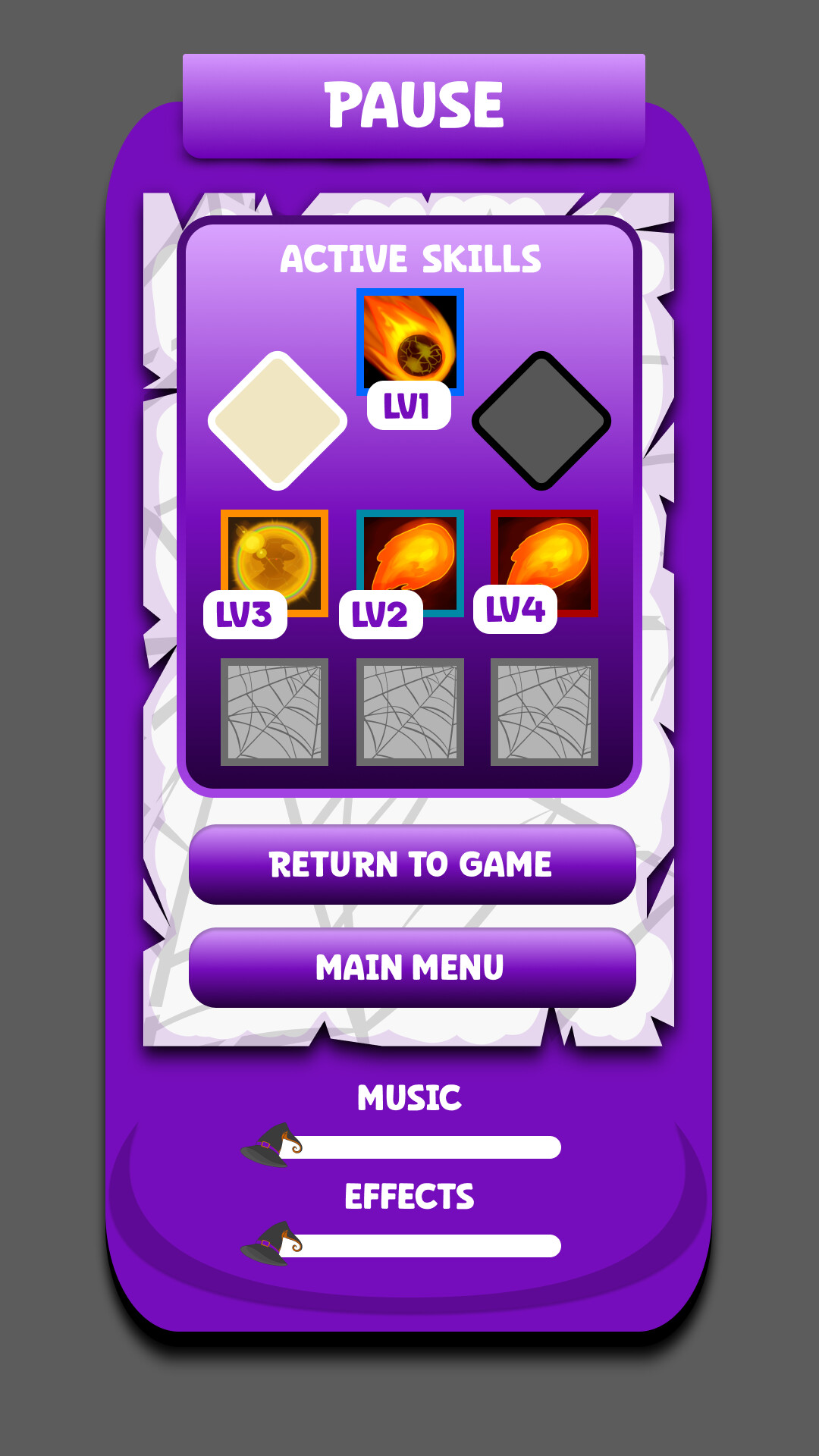 ArtStation - Mobile Game Settings menu