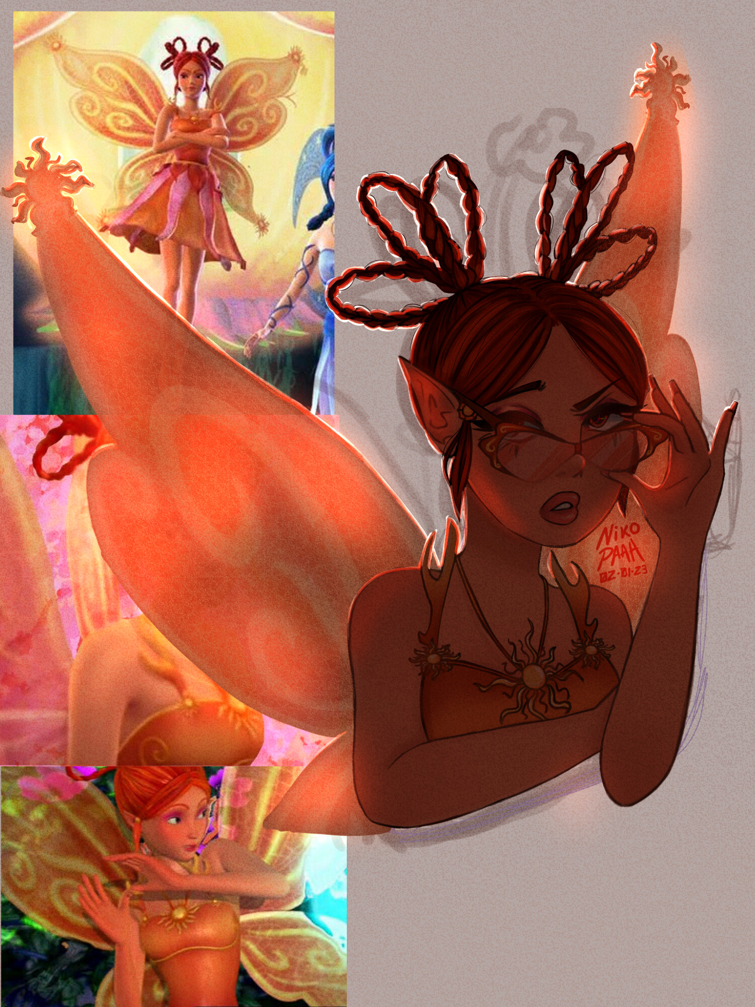 ArtStation Sunburst Fanart Barbie Fairytopia Magic of the Rainbow
