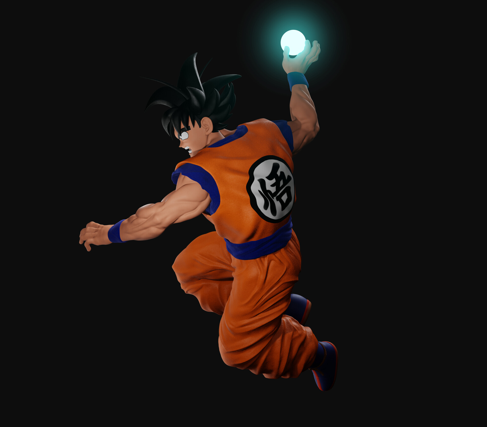 ArtStation - Son Goku SSJ5 fan art