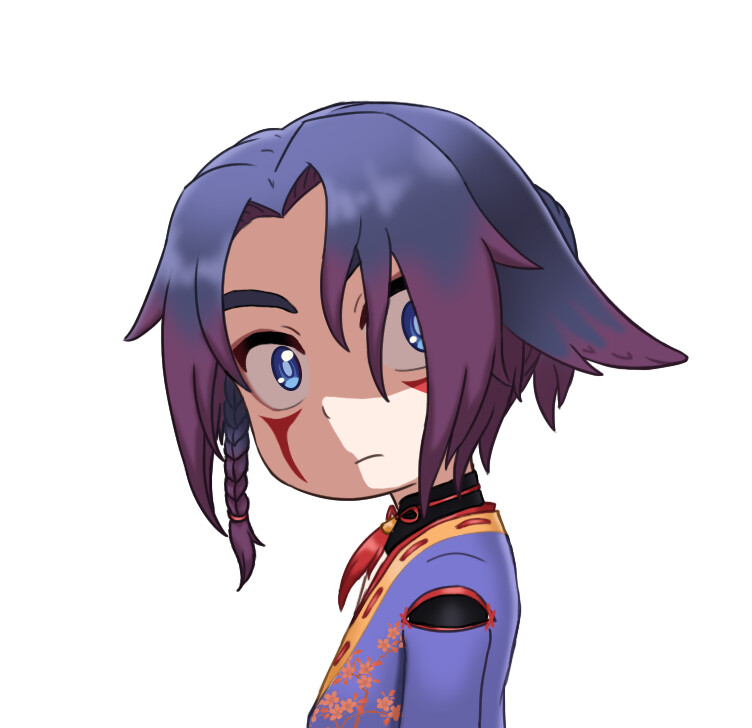 ArtStation - animated OC avatar - Kuro