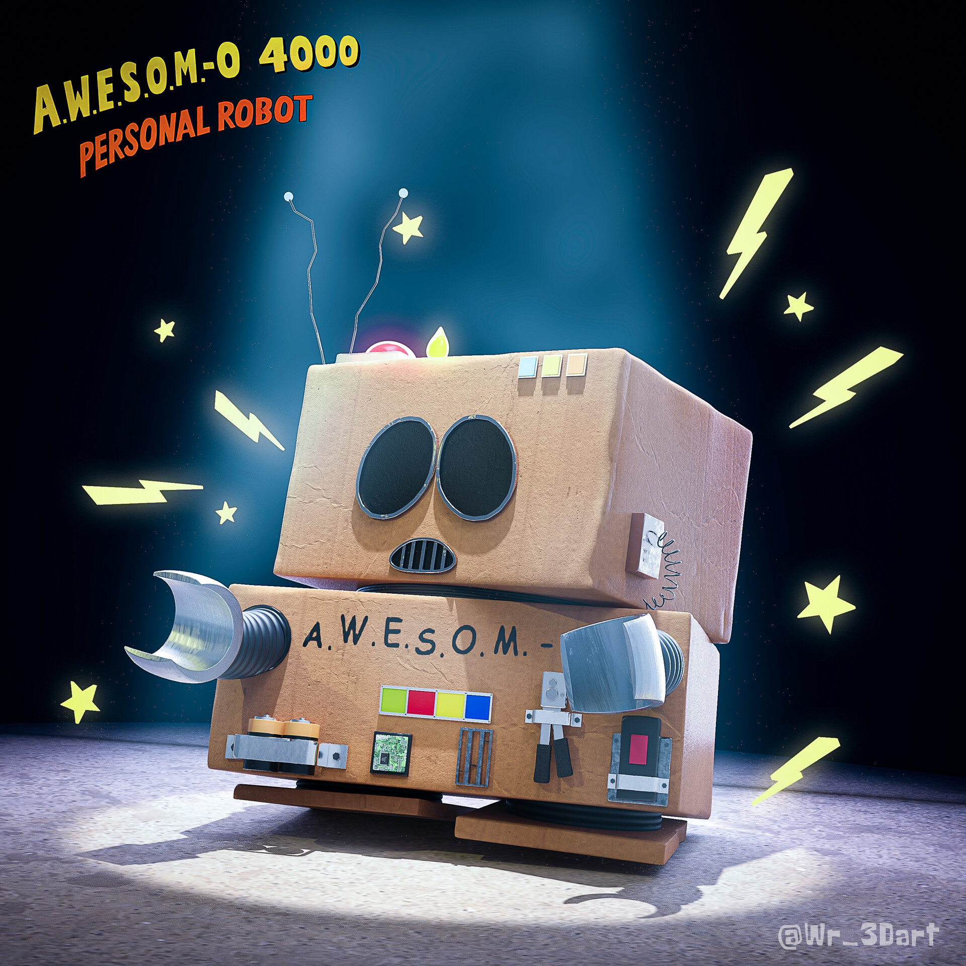 ArtStation AWESOMO 3000 South Park(02)