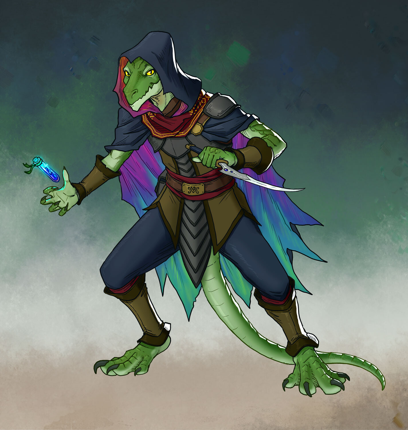 Shena Ersuqa, Lizardfolk Rogue