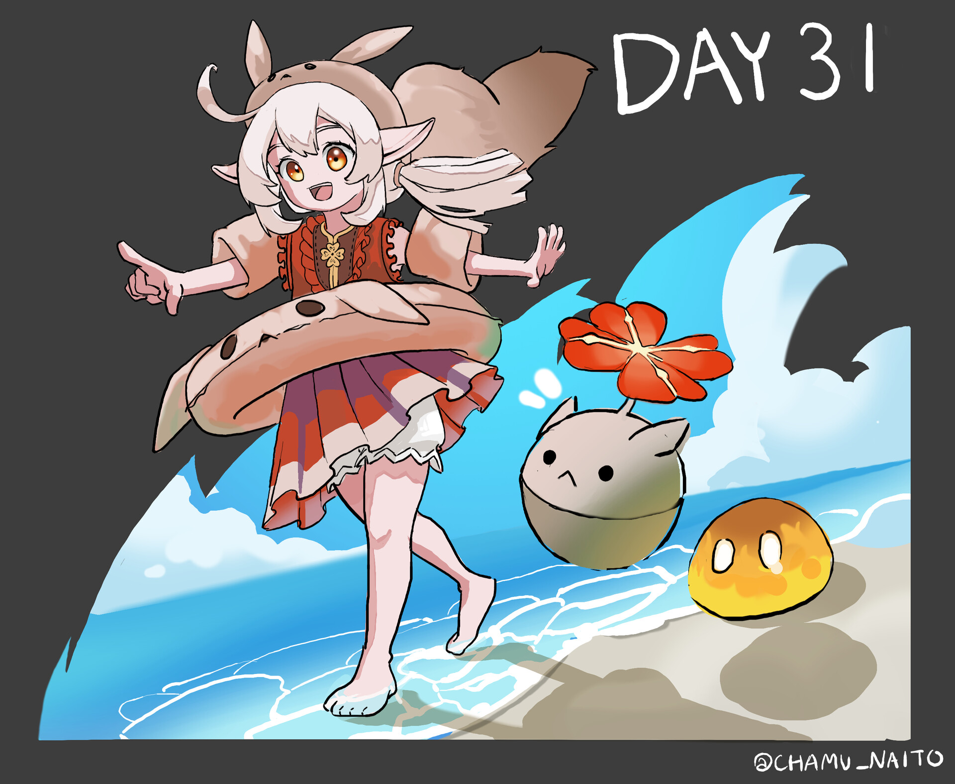 ArtStation Day 31! A cute fanmade Klee skin!