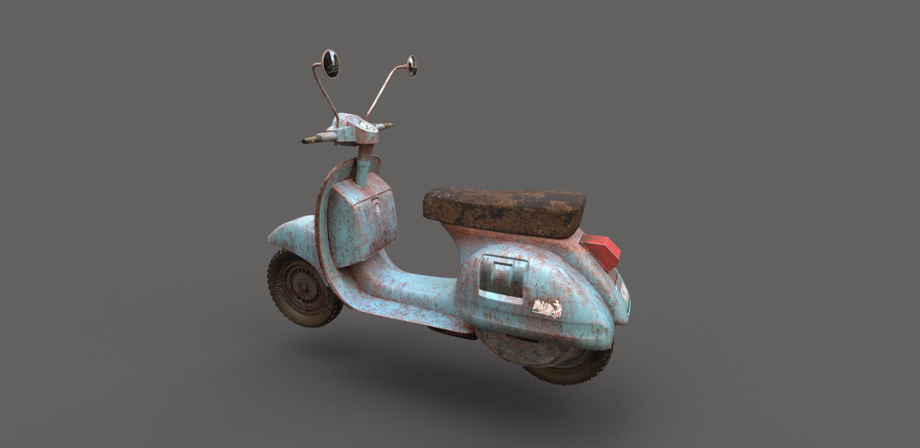 ArtStation 3d scooty