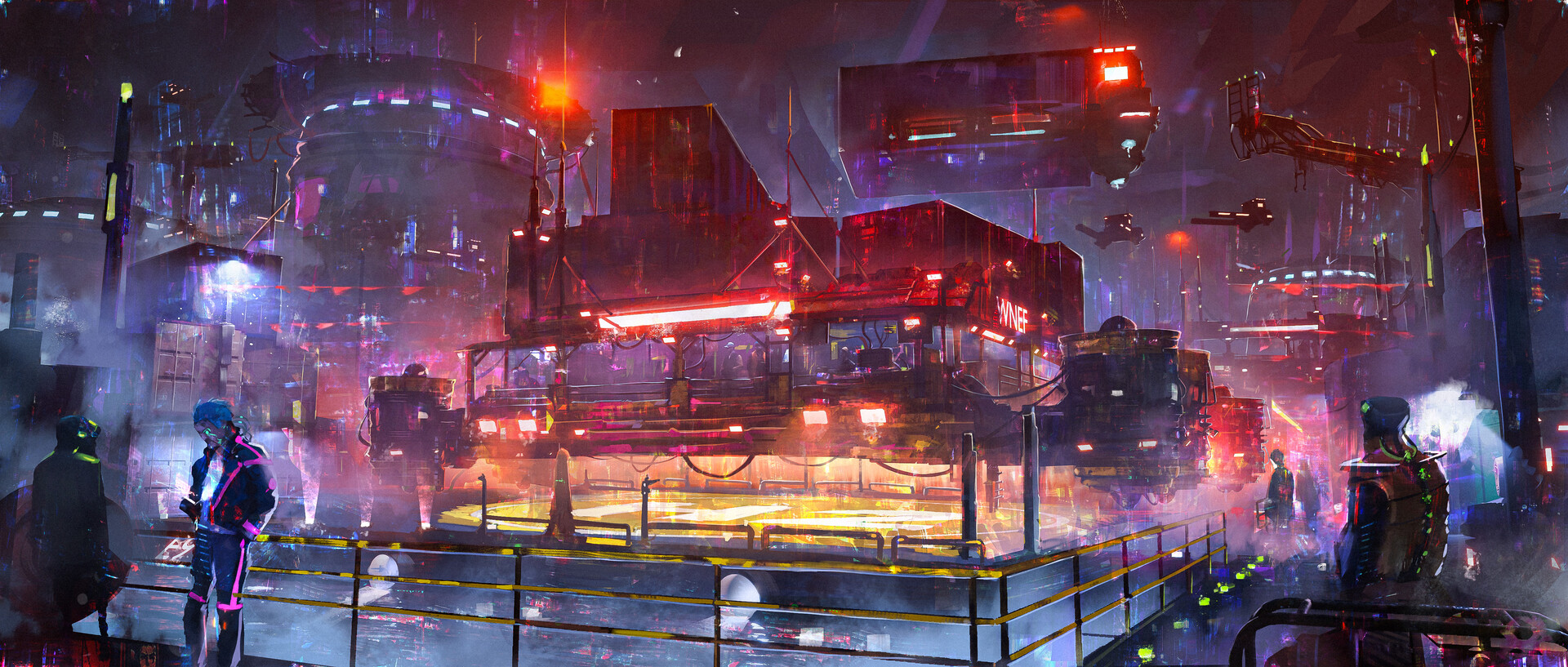 Vizlab Studios Offworld DSM Mood shots of XergN47 Zenonite