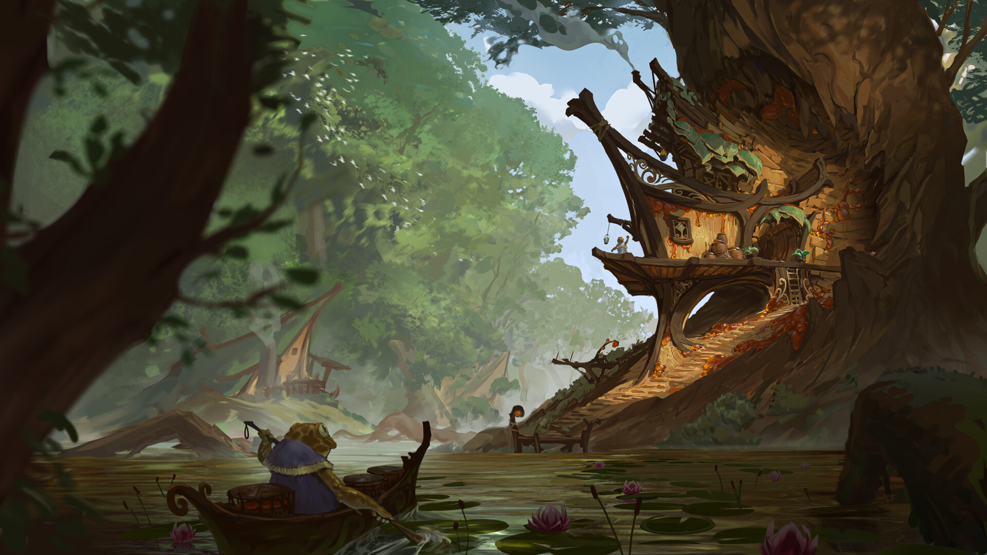 ArtStation Swamp House