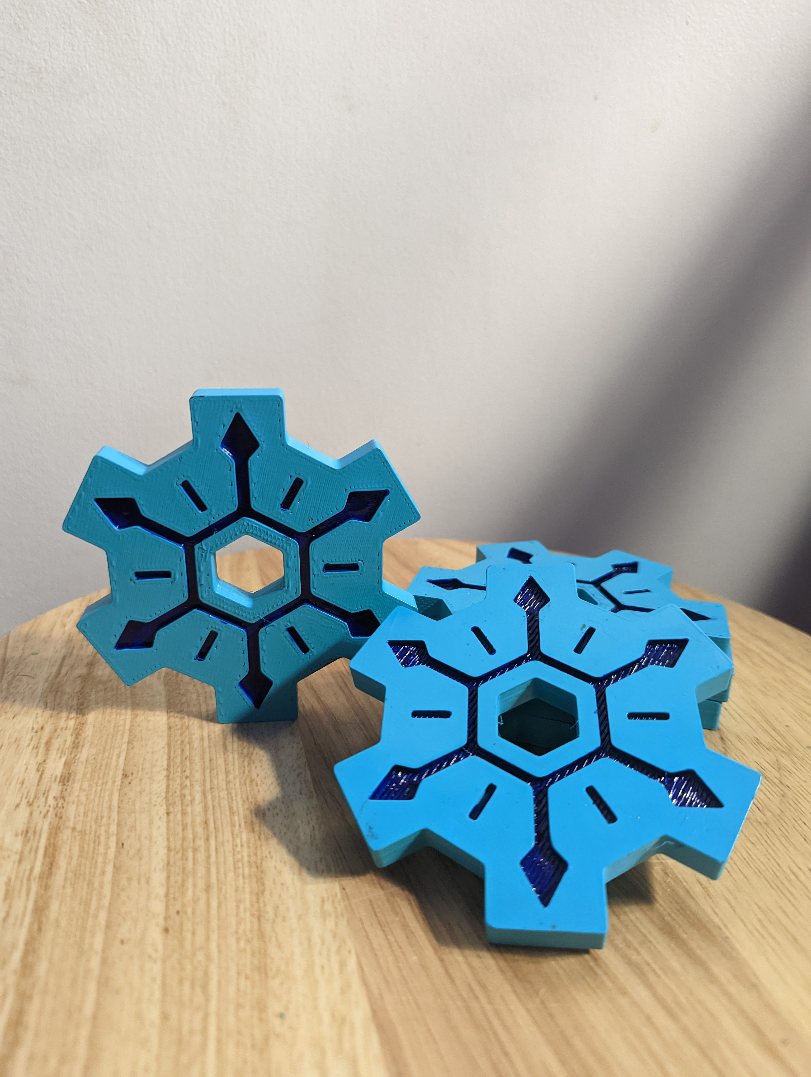 Printed and painted model