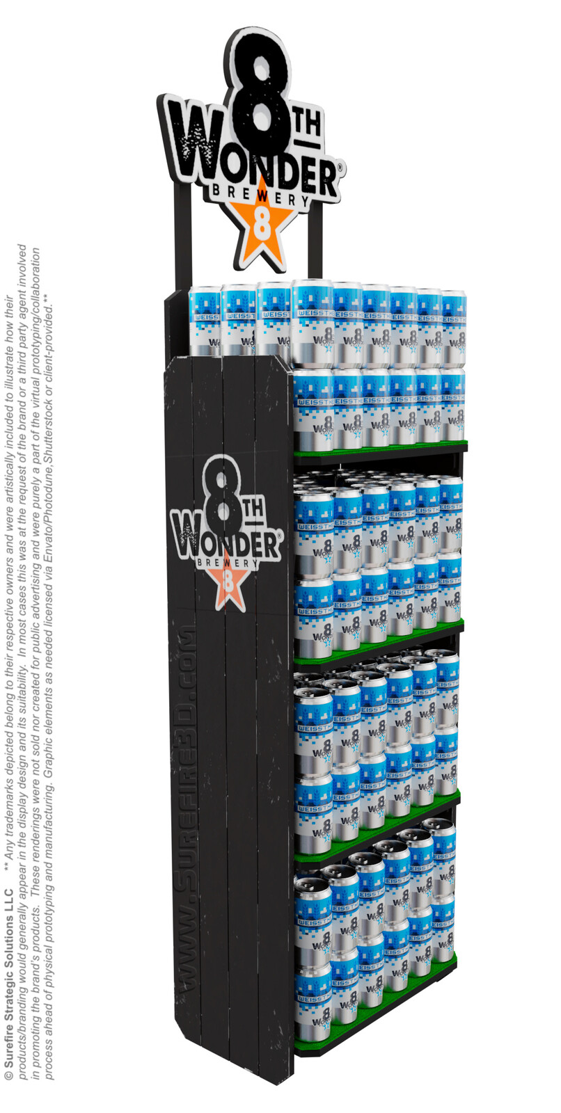 Beer Display 8W