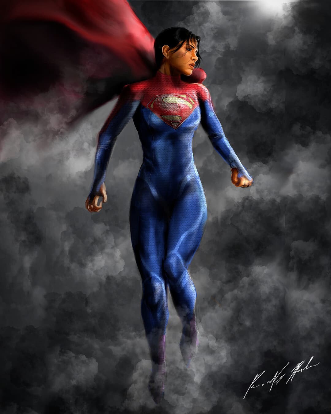 ArtStation Supergirl by Sasha calle