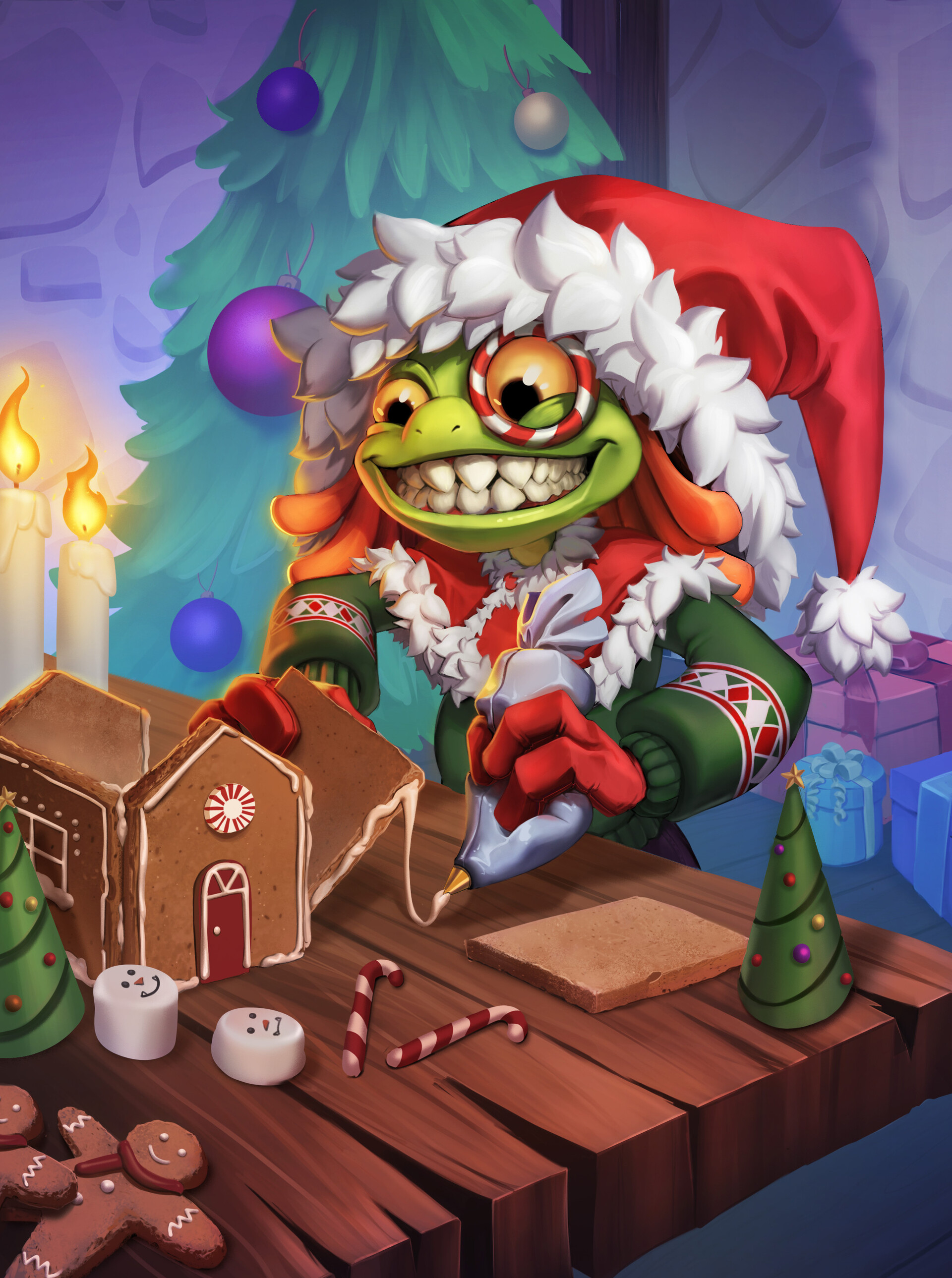 ArtStation Hearthstone Sir Finley Christmas