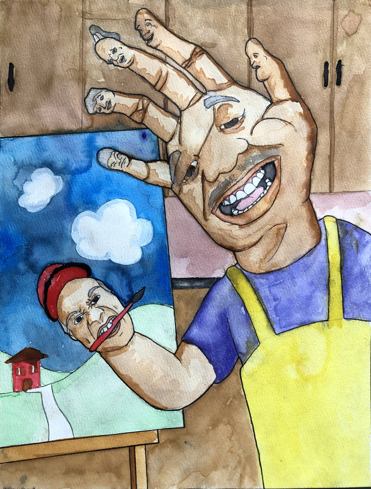Watercolor and Pencil
