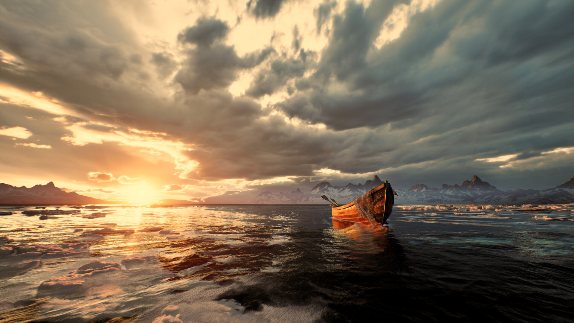 Artstation lost on northpole 4k cinematic unreal engine 5 
