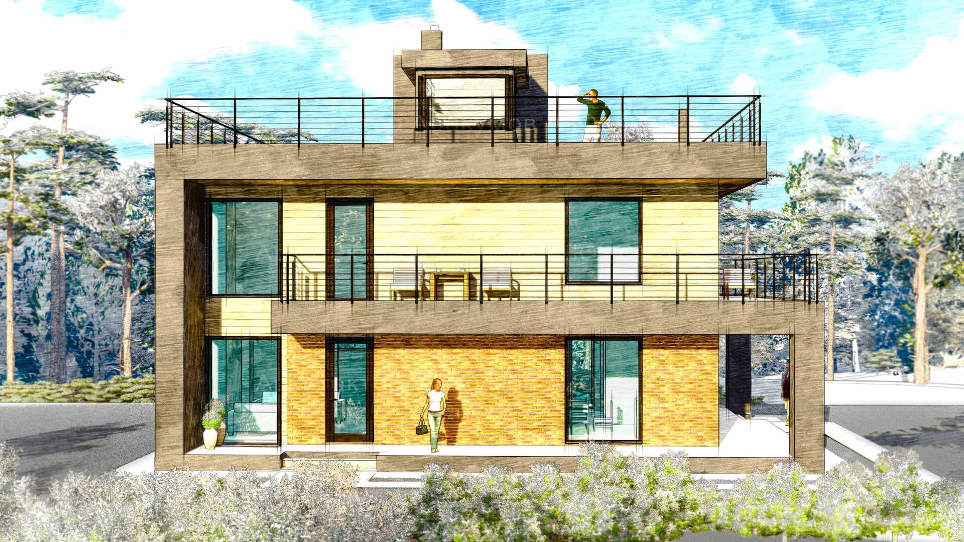 Металлические дома в Кущёвской дизайн