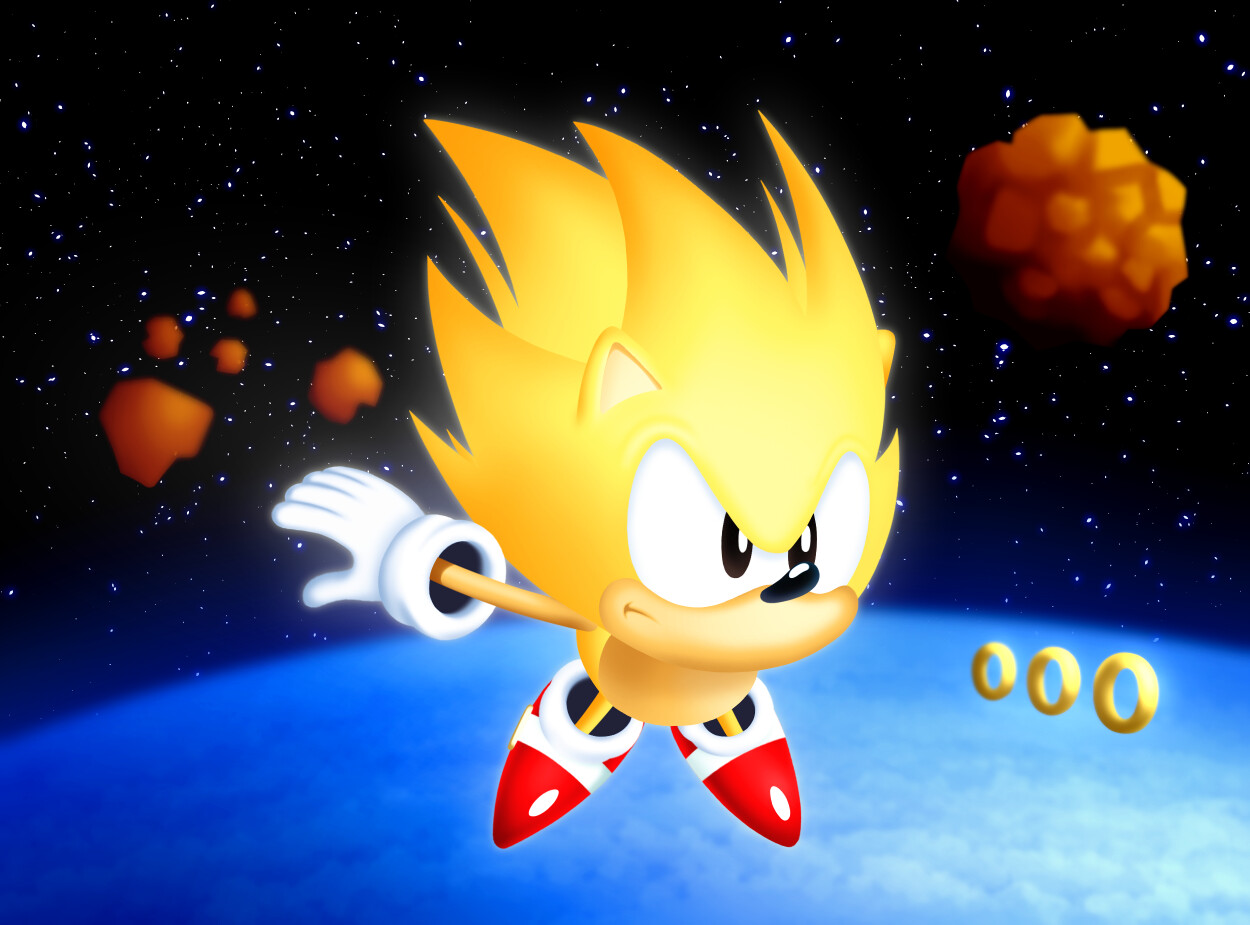 Hyper Sonic (Classic)  Sonic, Sonic fan characters, Classic sonic