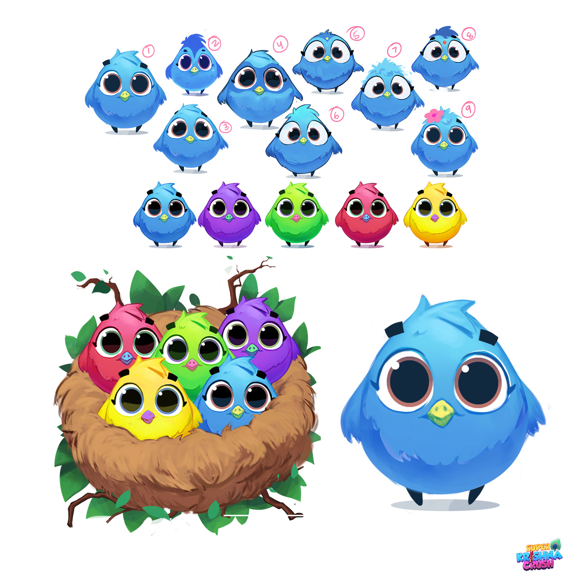 Game Piece - Birdies
