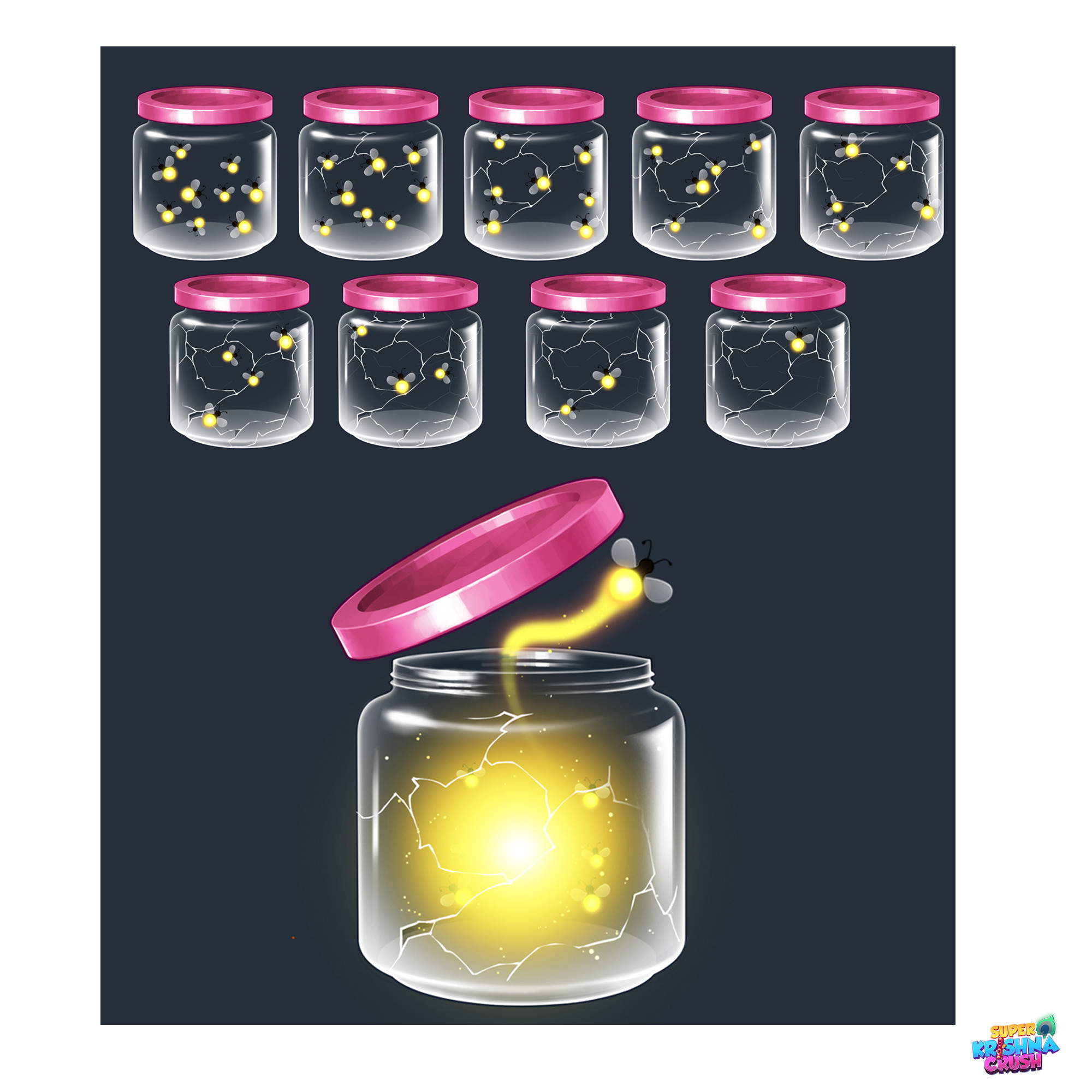 Game Piece - Firefly Jar