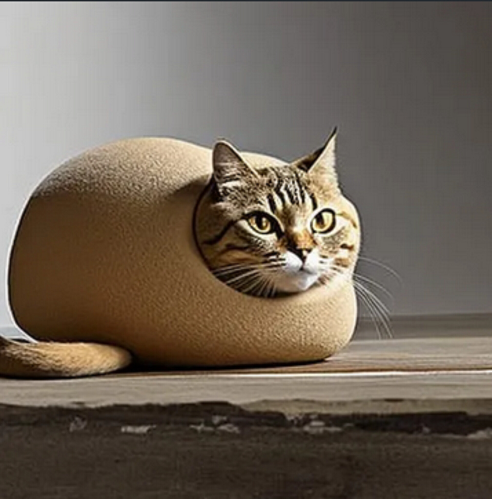 ArtStation Funny cat loaf