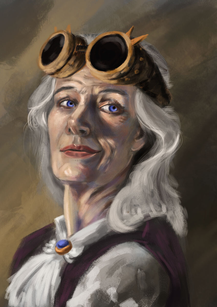 Inventor Grandma by Agnieszka Wyderkiewicz r/ImaginarySteampunk