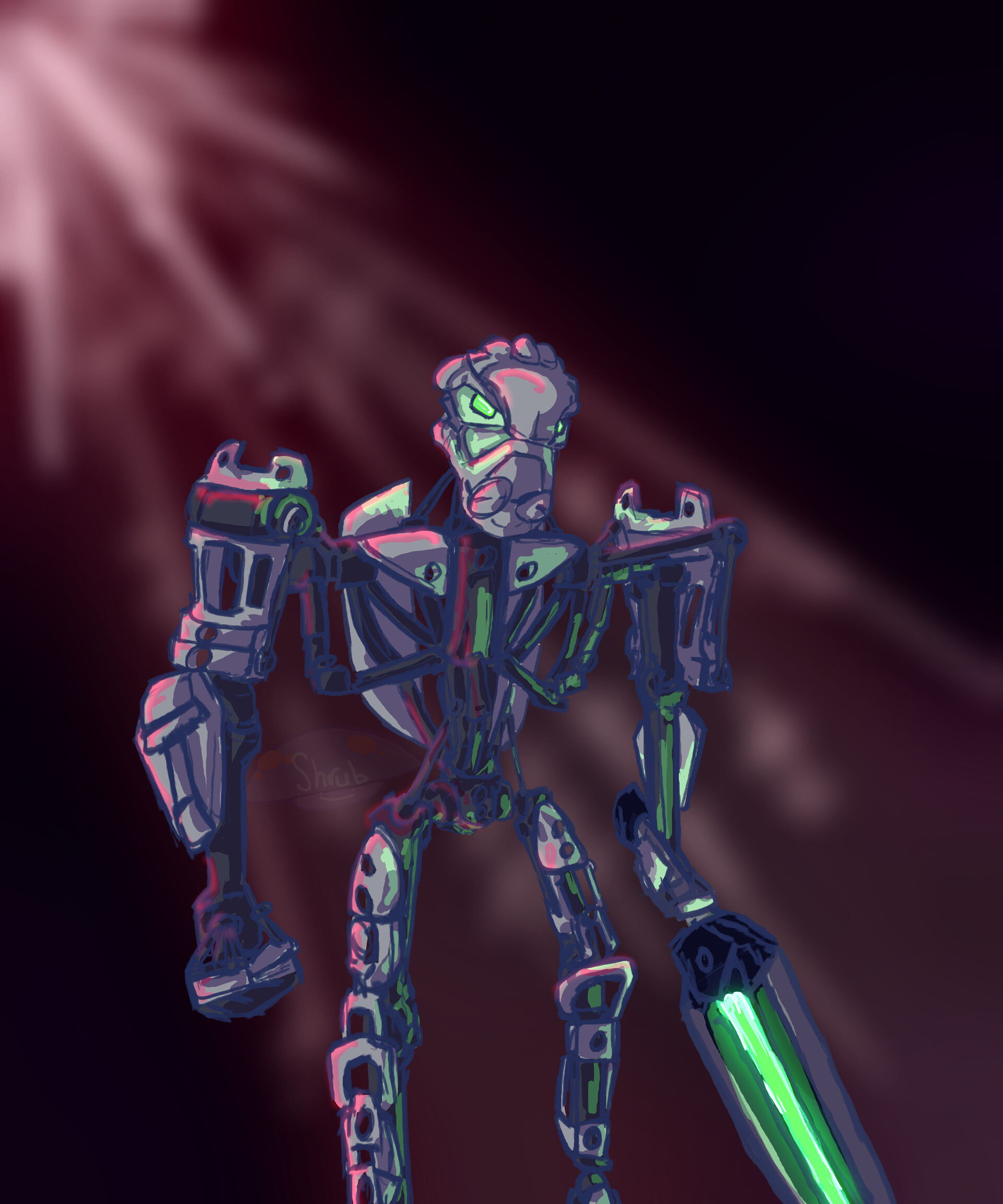 Bionicle Art G1 Bionicle Toa Ignika Lego Bionicle Toa Ignika For