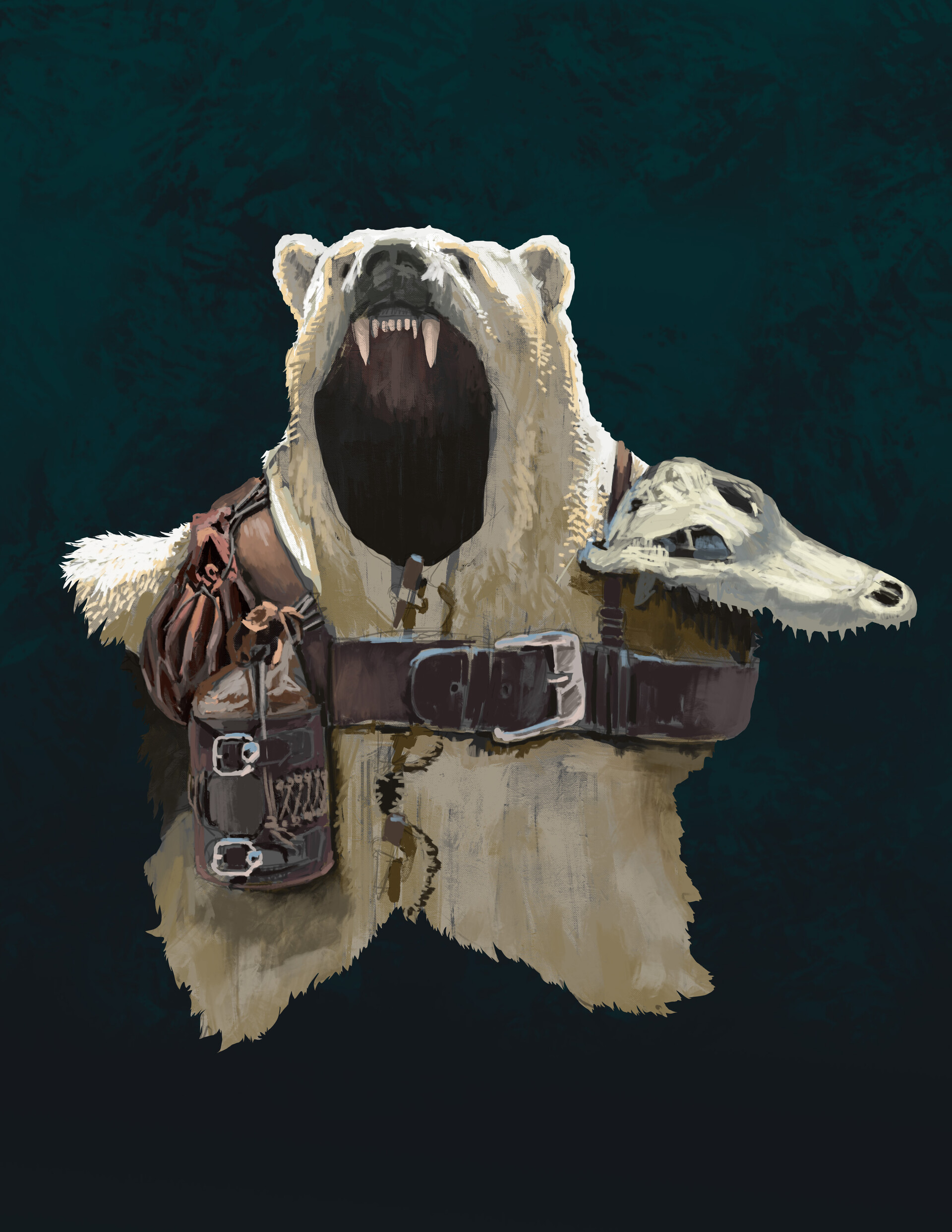Artstation bear armor