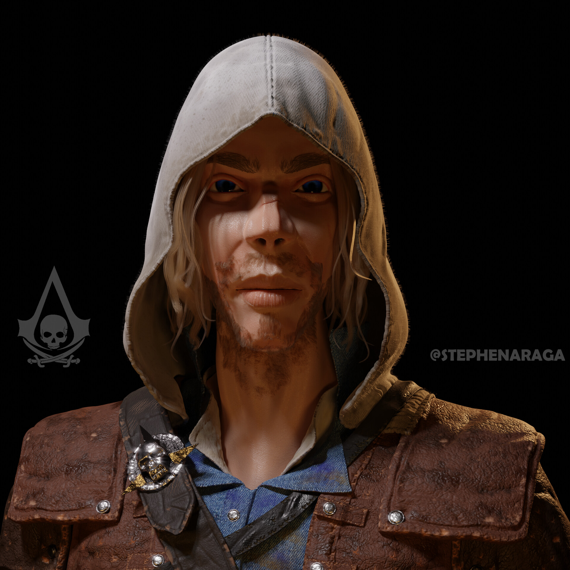 ArtStation Edward Kenway from Assassin's creed Black Flag