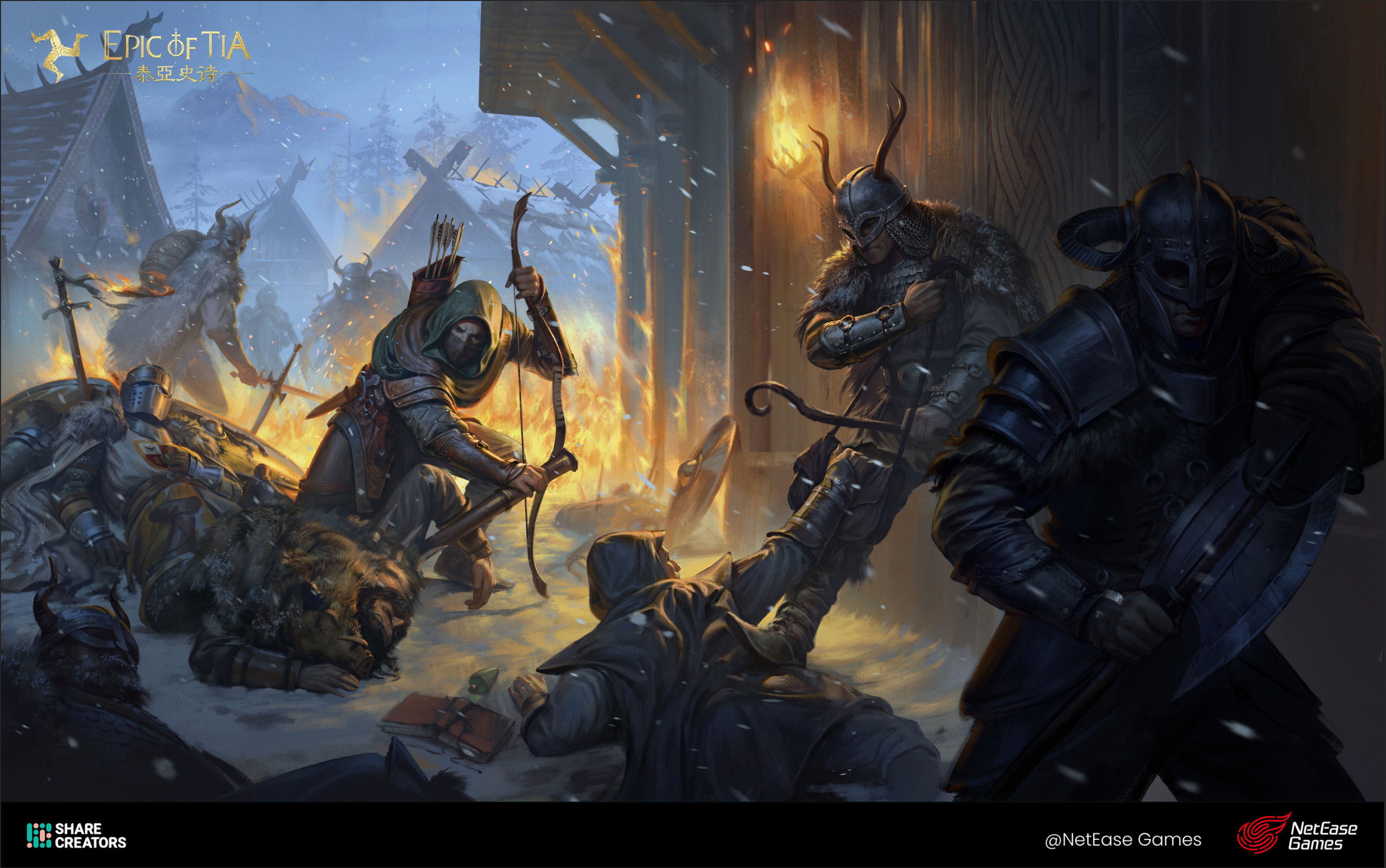 Share Creators 【 Share Creators 】 Key Visual Design for Epic of Tia