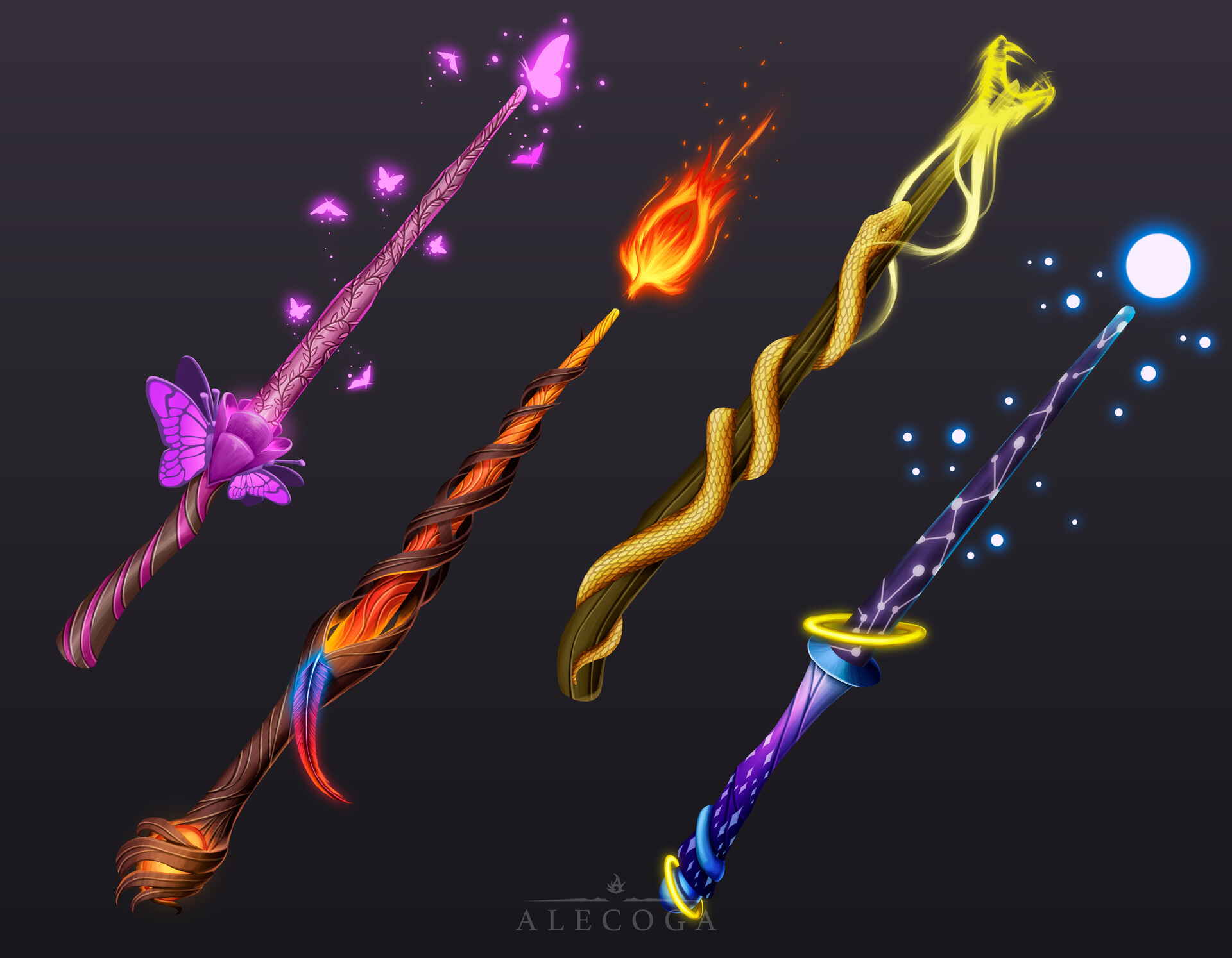 Magic wand clearance art