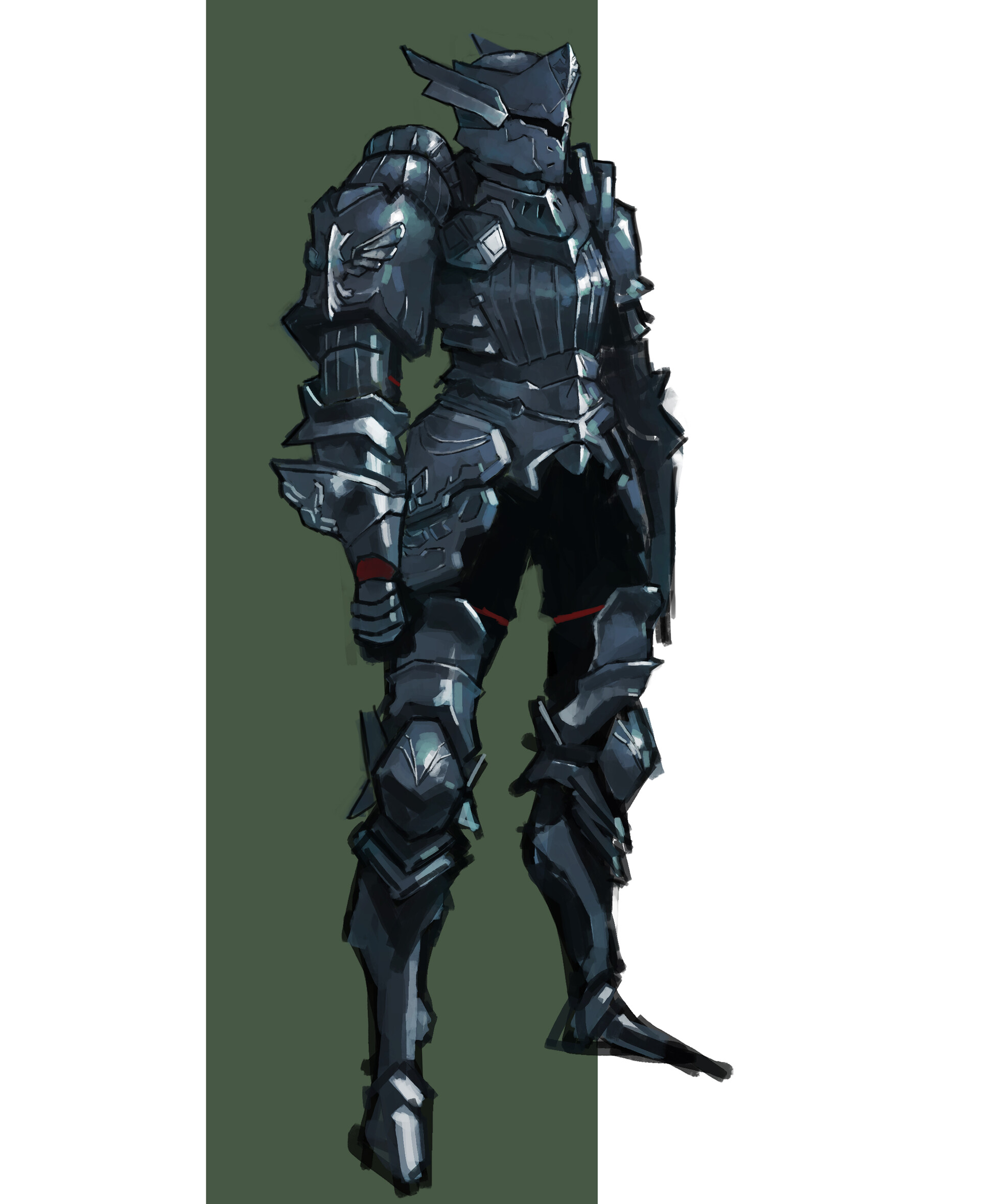 ArtStation female knight