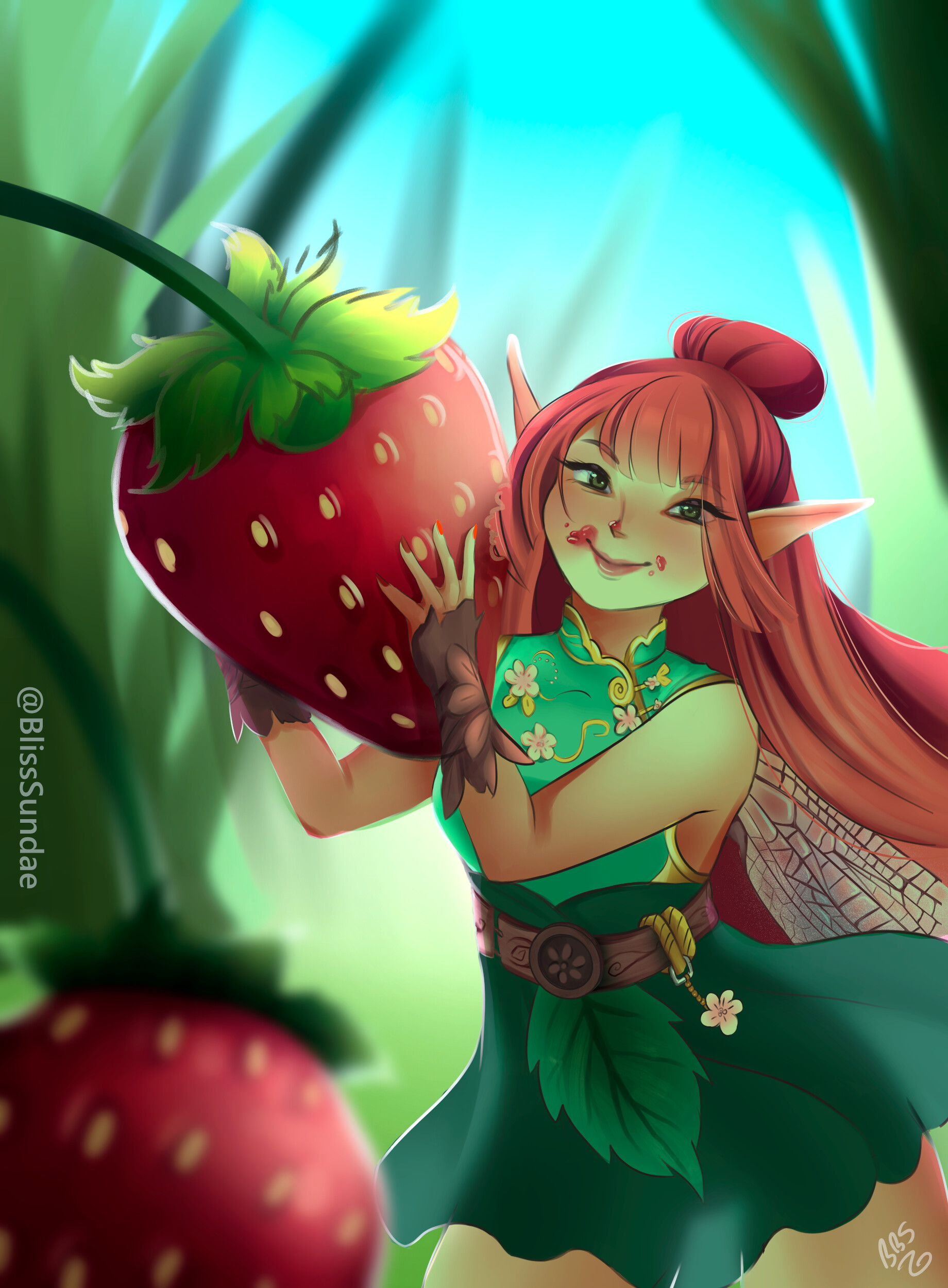 ArtStation - Wild Strawberries
