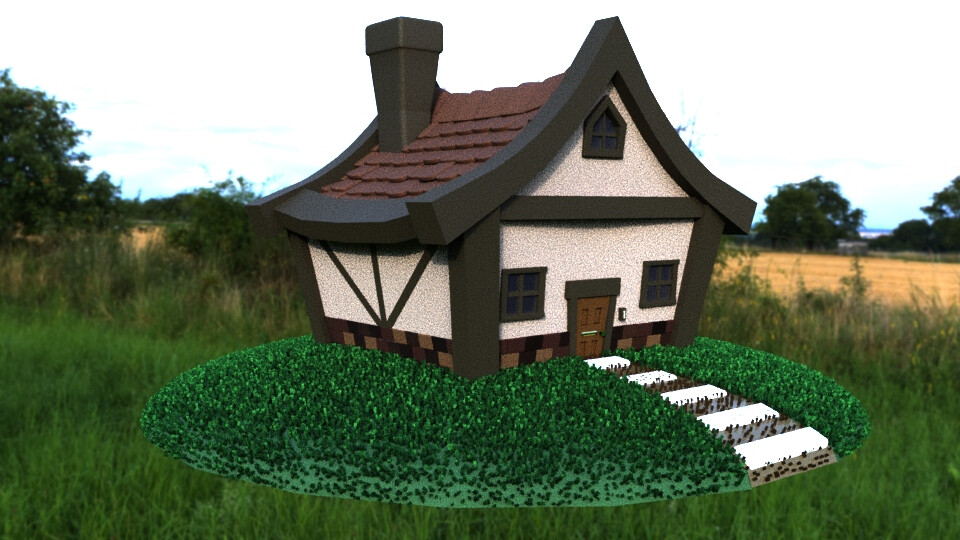 Artstation 3d house model