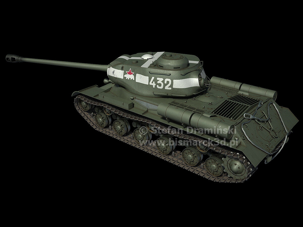 ArtStation Soviet heavy tank IS2