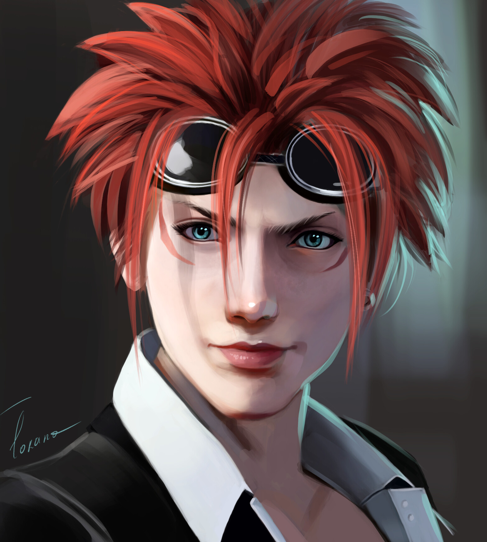 ArtStation Reno Sinclair from Final Fantasy VII