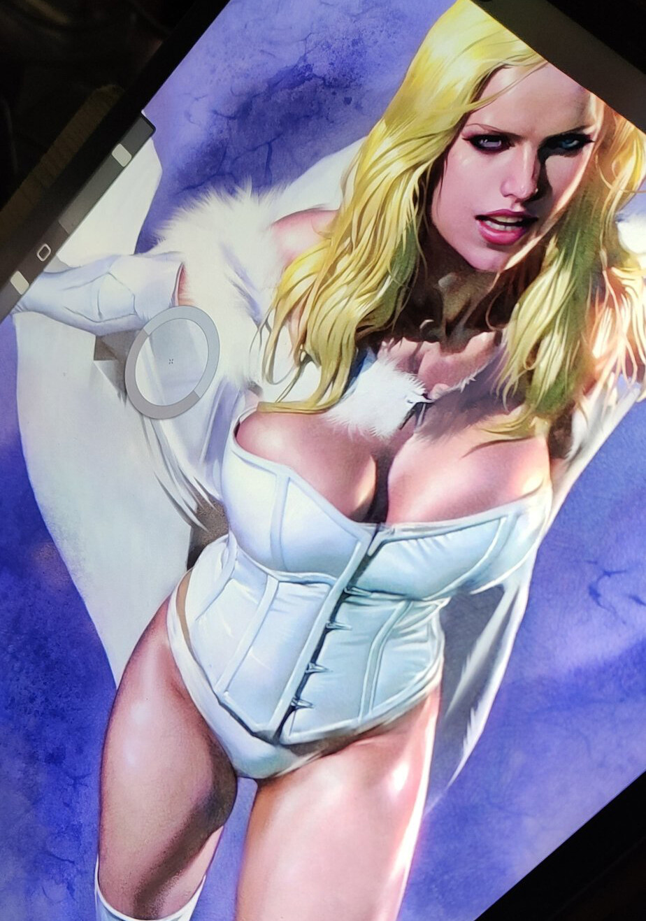 Emma Frost wip Cover for Marvel