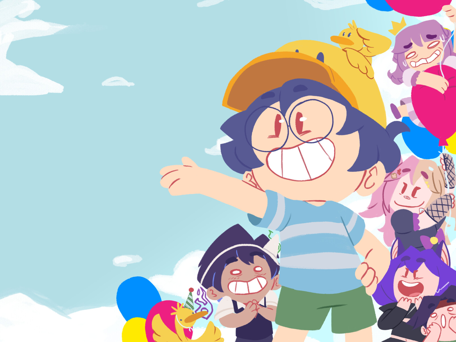 An example of a doodle that the 3D model would eventually be based on