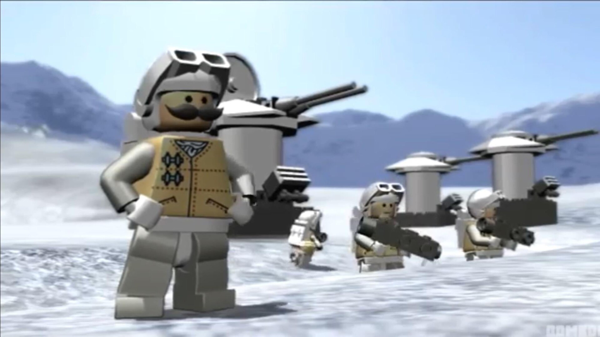 Lego star wars the hotsell complete saga hoth battle