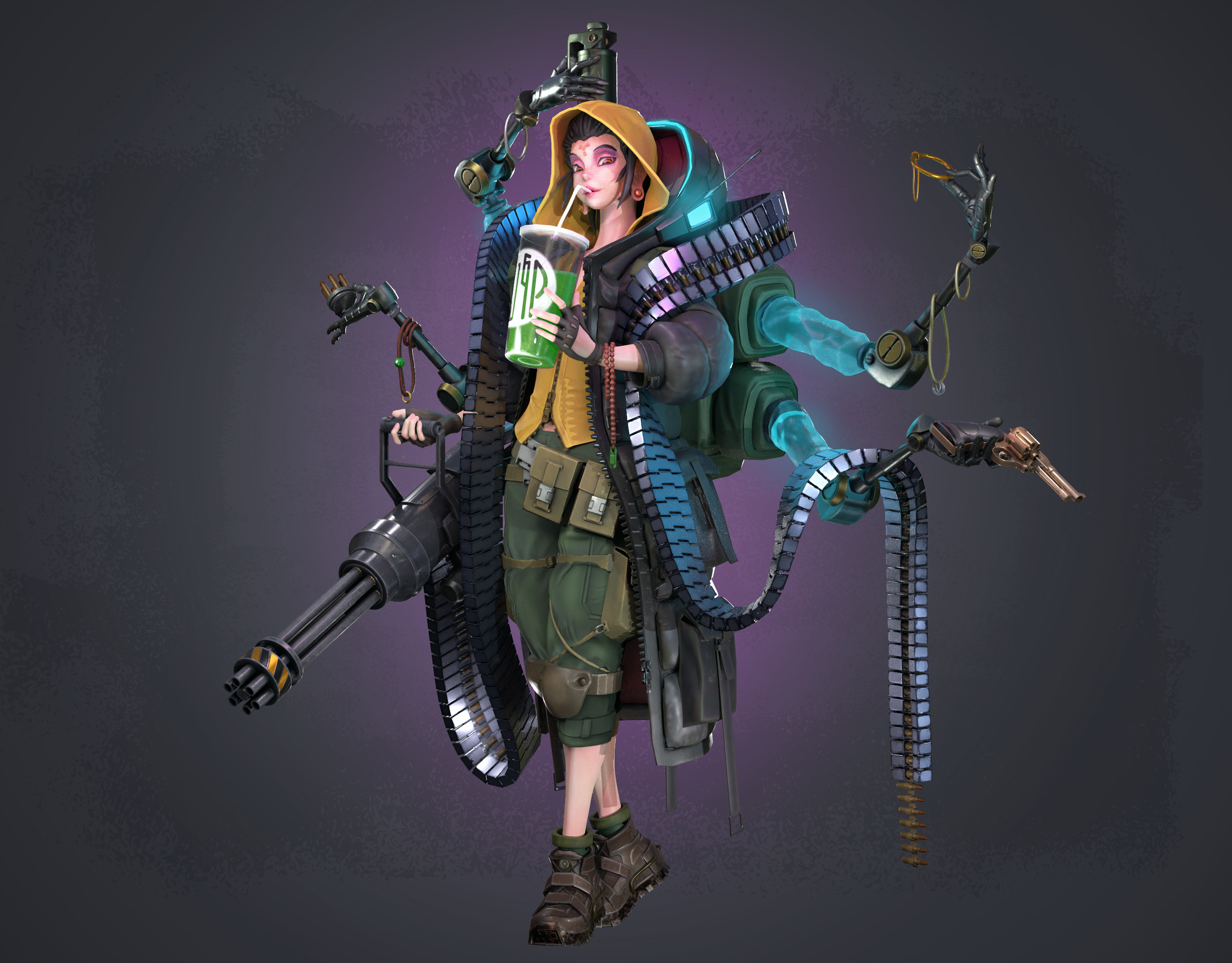 George - Cyberpunk Stylized Character