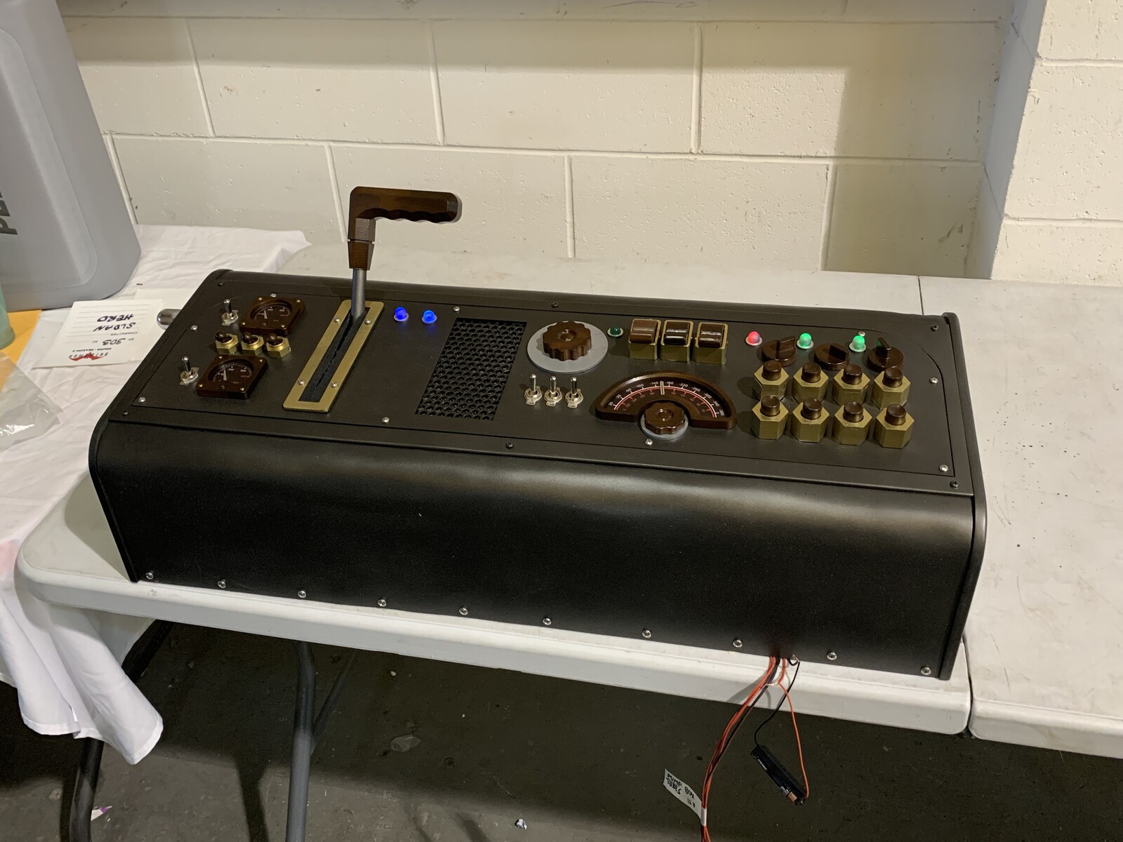 Freeze Chamber control panel. A design I built based off the AD's specs. Designed, assembled and painted by me.
