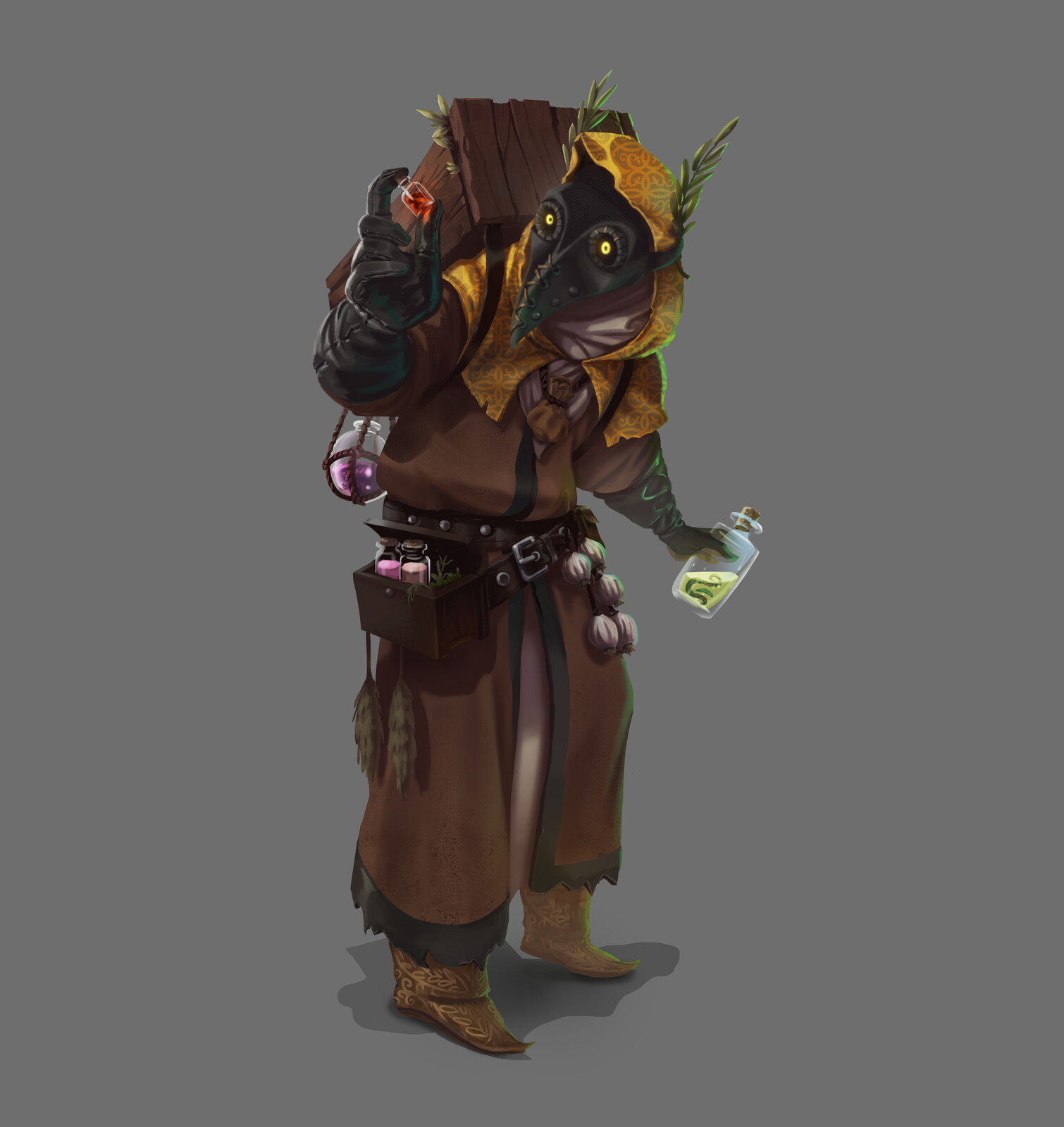 Plague doctor ilustration