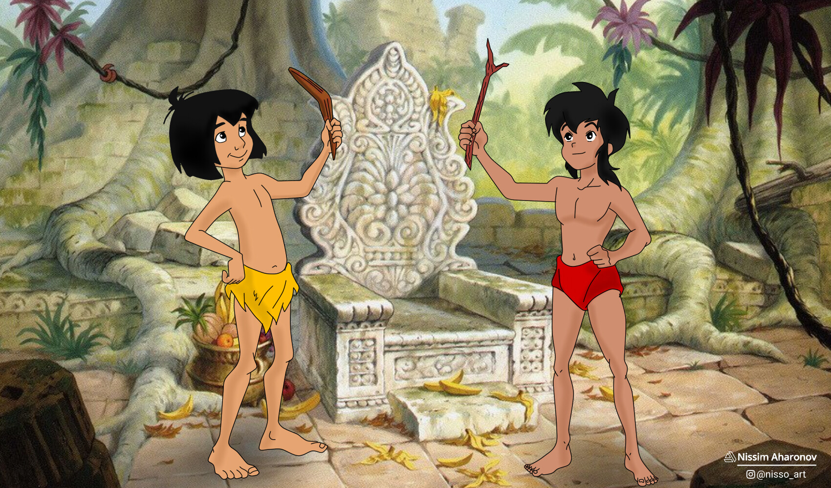 The Jungle Book as an 80s anime : r/midjourney