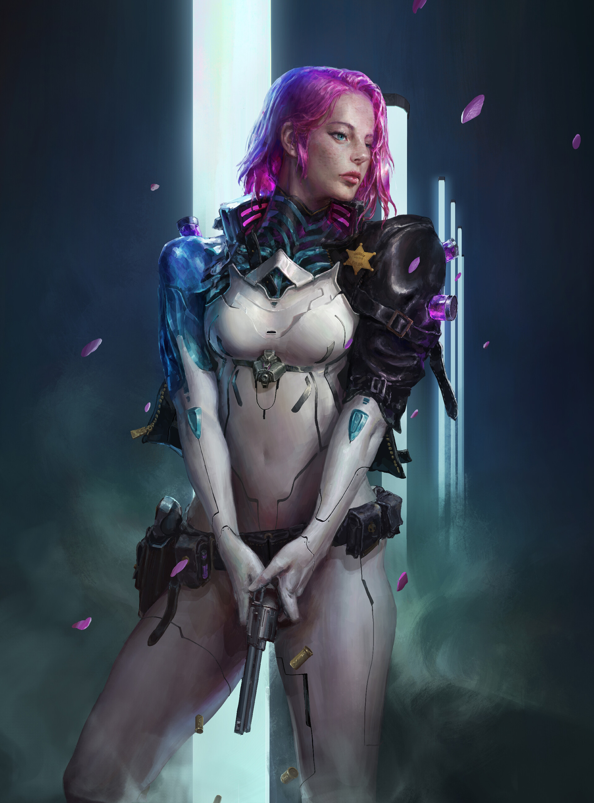 Cyberpunk Girl Art, artist, artwork, artstation, cyberpunk, HD wallpaper
