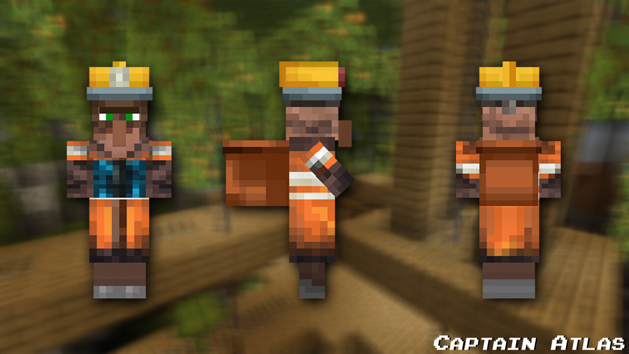 Captainatlas miner villager