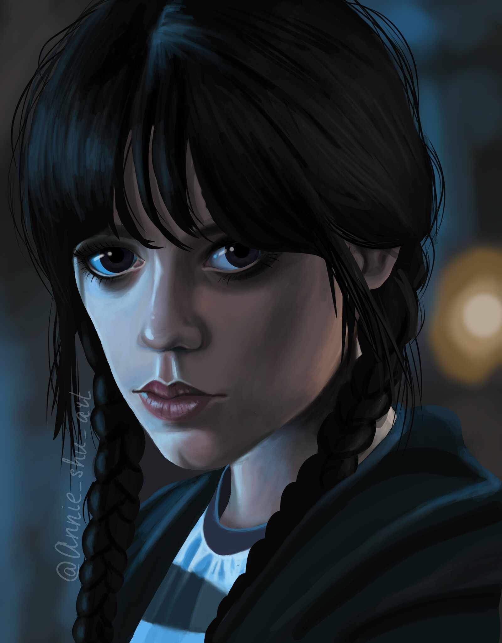 ArtStation - Wednesday Addams fanart