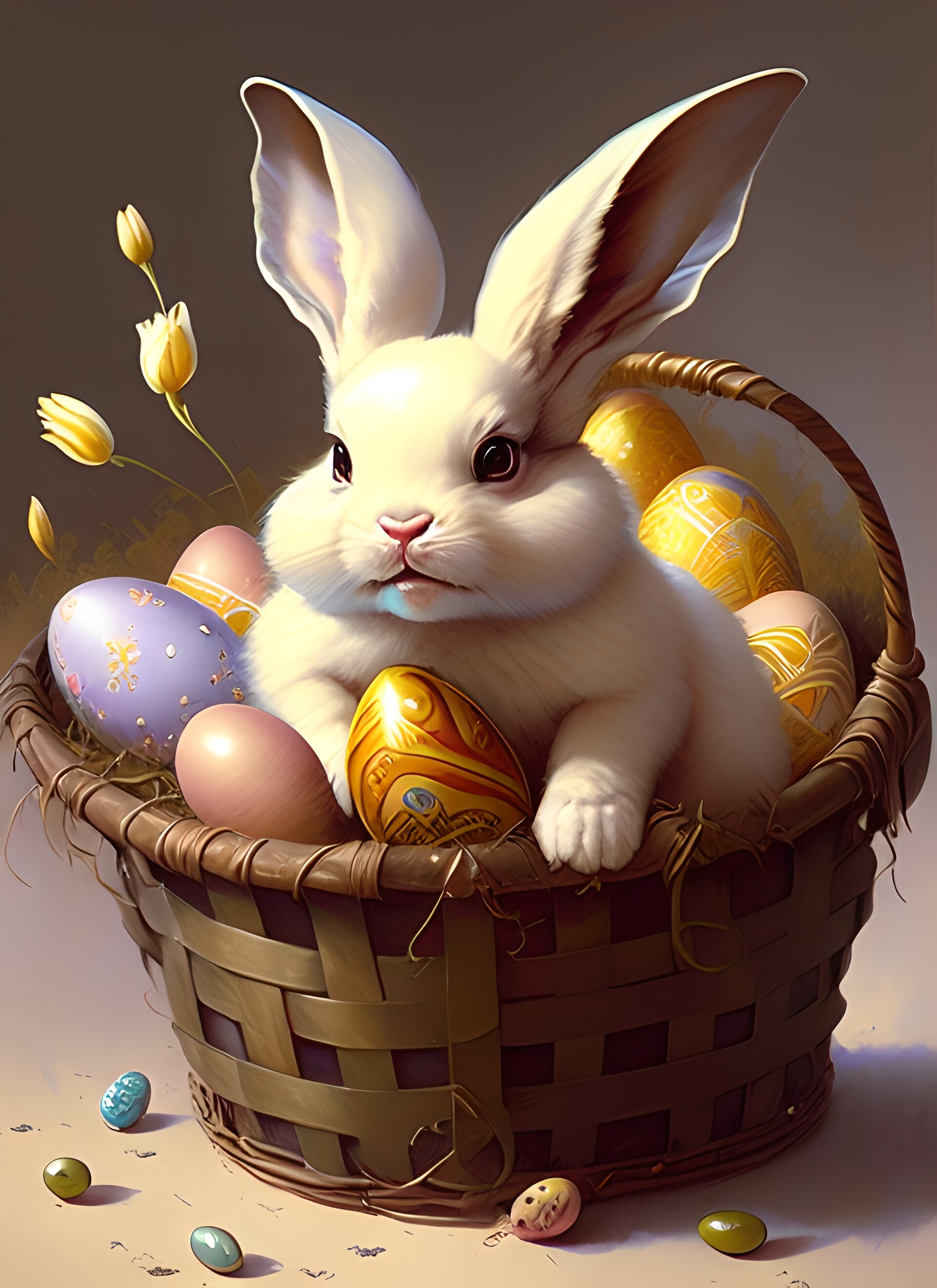 ArtStation - Cute Easter Bunny
