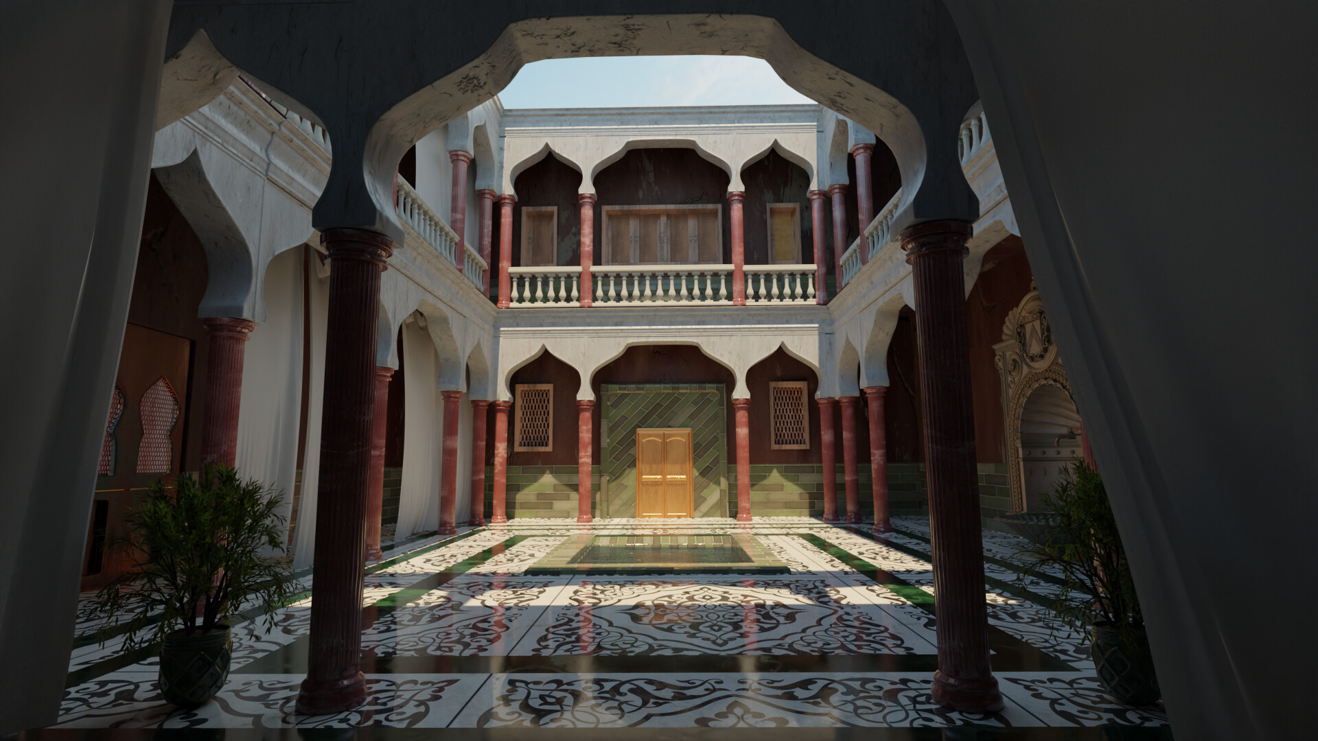 ArtStation Arabic Palace ArtStation Arabic Palace
