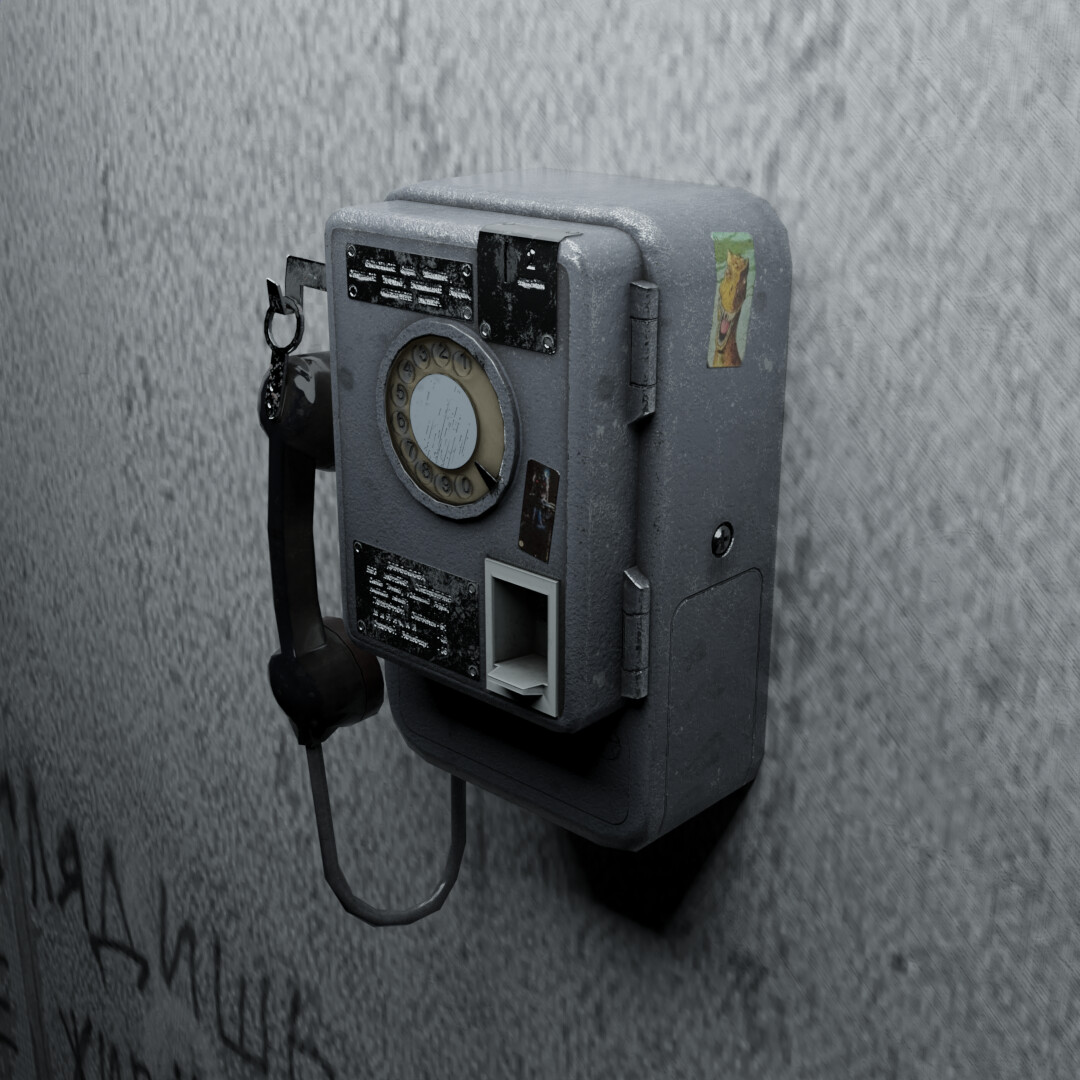 ArtStation - Таксофон АМТ-47 СССР (Payphone USSR)