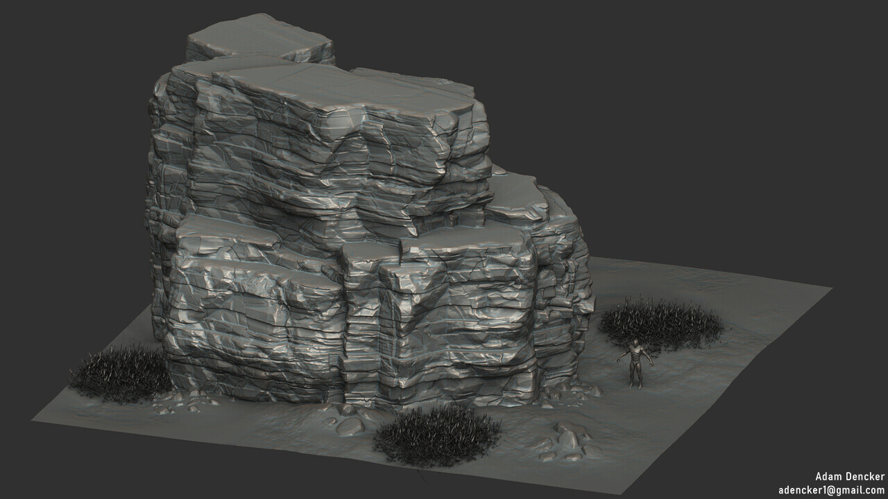 Cliff_A Highpoly