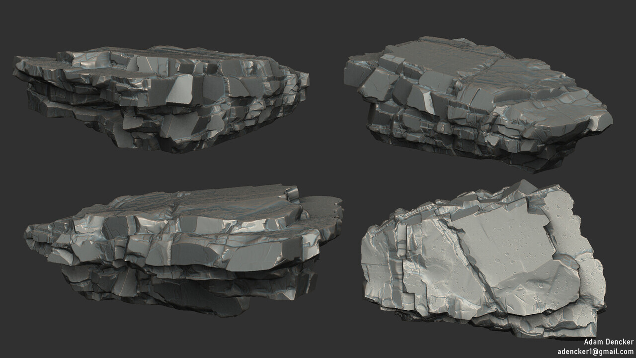 Cliff_B Highpoly